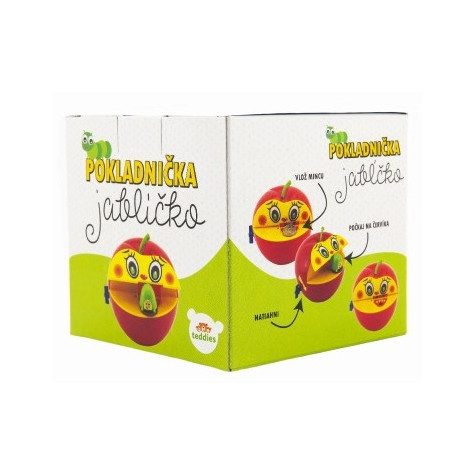 Pokladnička Jablko - červené ~ 2