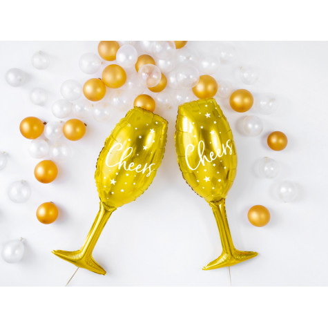 Fóliový balónek 80 cm - Šampaňské zlaté