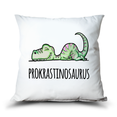Ahome Polštář - Prokrastinosaurus