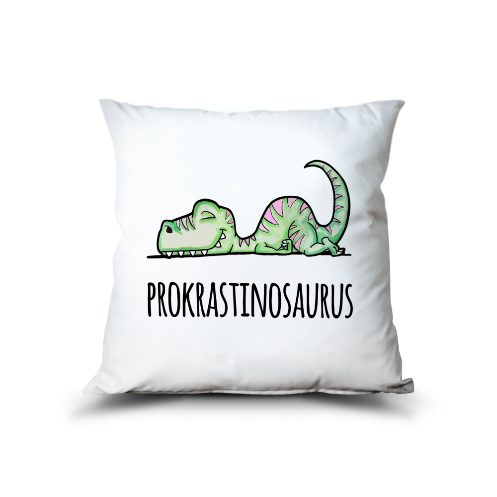 Ahome Polštář - Prokrastinosaurus