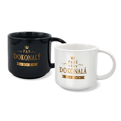 Nekupto Párové hrnky - Paní dokonalá a Pan dokonalý ~ 1