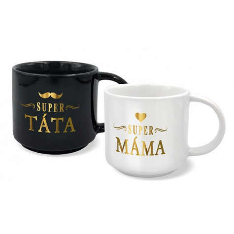 Nekupto Párové hrnky - Super máma a Super táta ~ 1