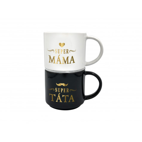 Nekupto Párové hrnky - Super máma a Super táta ~ 2