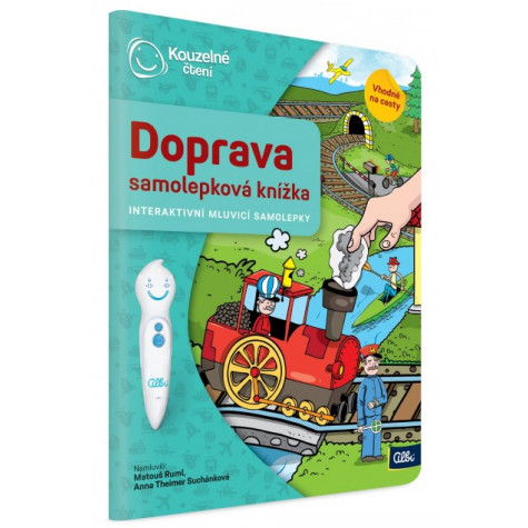 Albi Kouzelné Čtení - Samolepková knížka Doprava ~ 1