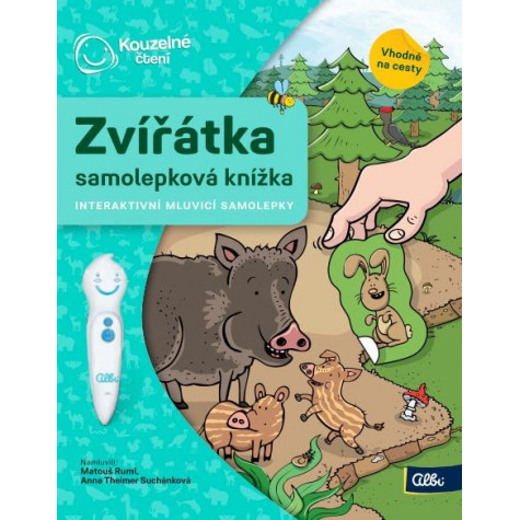 Albi Kouzelné Čtení - Samolepková knížka Zvířátka ~ 2