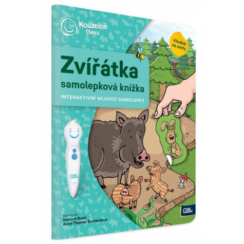Albi Kouzelné Čtení - Samolepková knížka Zvířátka ~ 1
