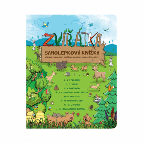 Albi Kouzelné Čtení - Samolepková knížka Zvířátka ~ 3