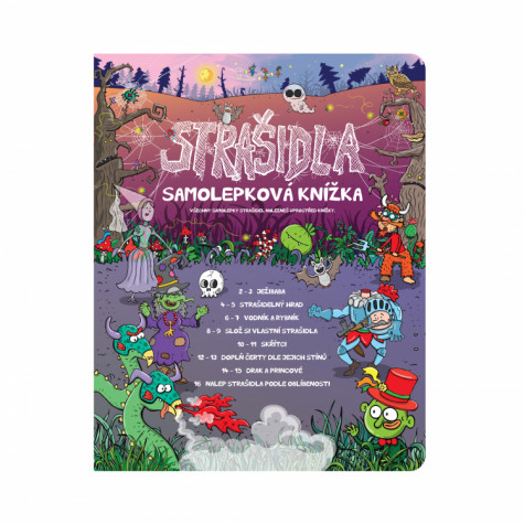 Albi Kouzelné Čtení - Samolepková knížka Strašidla ~ 4