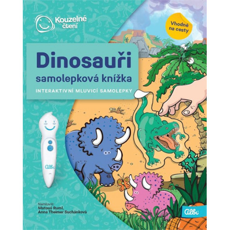 Albi Kouzelné Čtení - Samolepková knížka Dinosauři