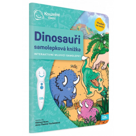 Albi Kouzelné Čtení - Samolepková knížka Dinosauři