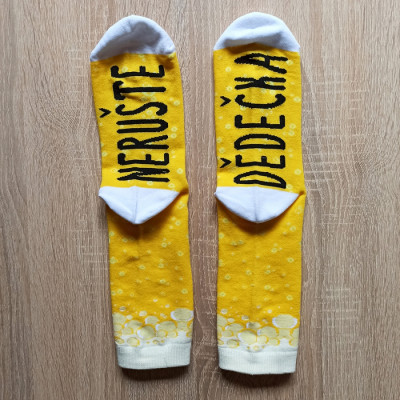 Veselé ponožky - Nerušte dědečka