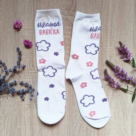 Veselé ponožky - Úžasná babička ~ 1