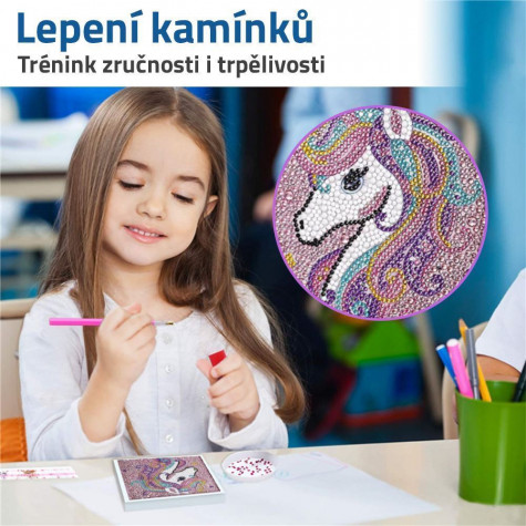 Diamantové malování pro děti - jednorožec velký ~ 6