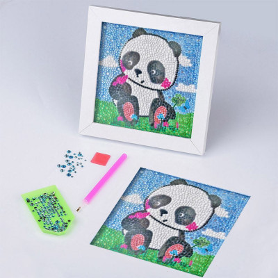 Diamantové malování pro děti - panda