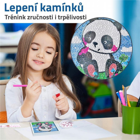 Diamantové malování pro děti - panda ~ 6