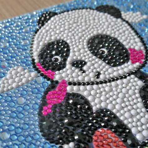Diamantové malování pro děti - panda ~ 2