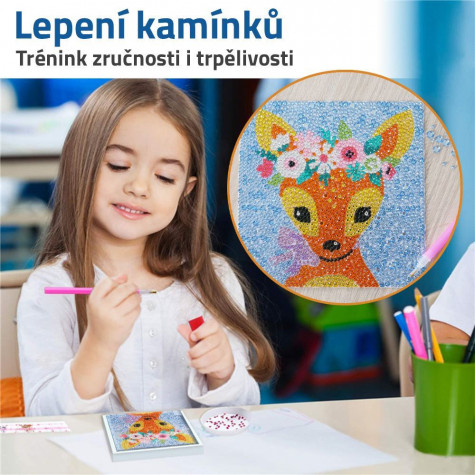 Diamantové malování pro děti - srnka ~ 7