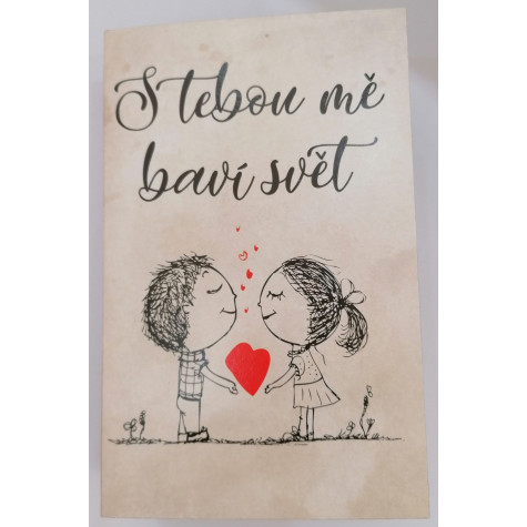 Dárková kosmetika - Kniha S tebou mě baví svět ~ 3