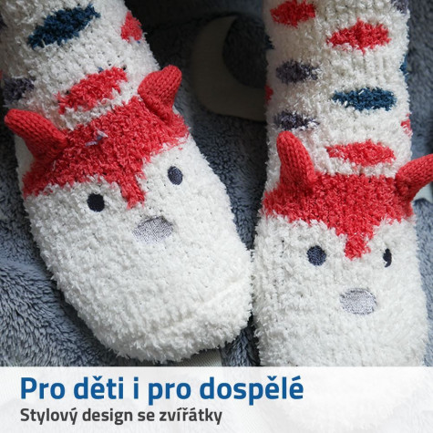 Teplé ponožky - Liška - vel. uni