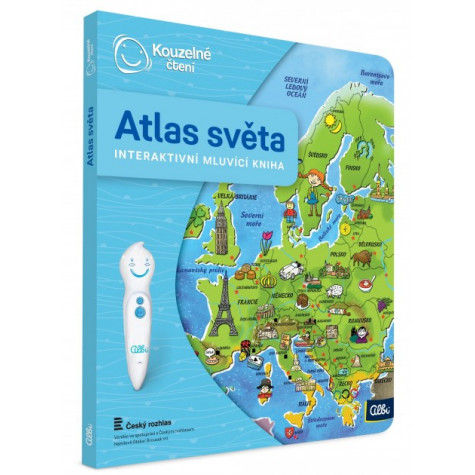 Albi Kouzelné čtení - Kniha Atlas světa ~ 1