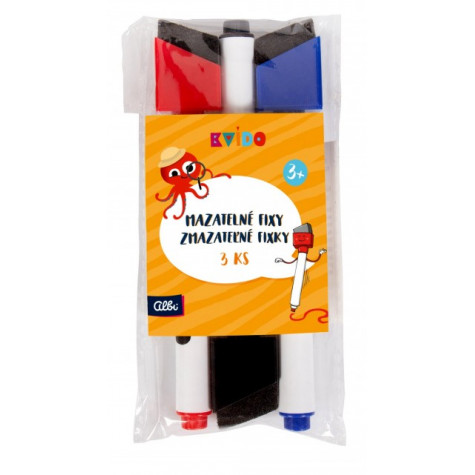 Albi Kvído - Náhradní mazatelné fixy 3 ks ~ 1