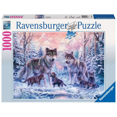 RAVENSBURGER Puzzle Polární vlci 1000 dílků