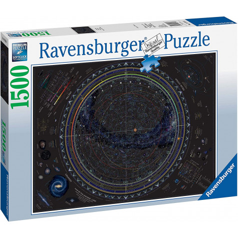 RAVENSBURGER Puzzle Mapa vesmíru 1500 dílků