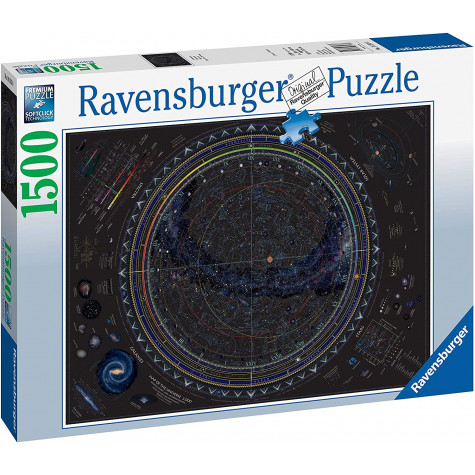 RAVENSBURGER Puzzle Mapa vesmíru 1500 dílků ~ 1