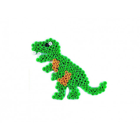 Hama Podložka na zažehlovací korálky Midi 3 ks - auto, papoušek, dinosaurus ~ 4