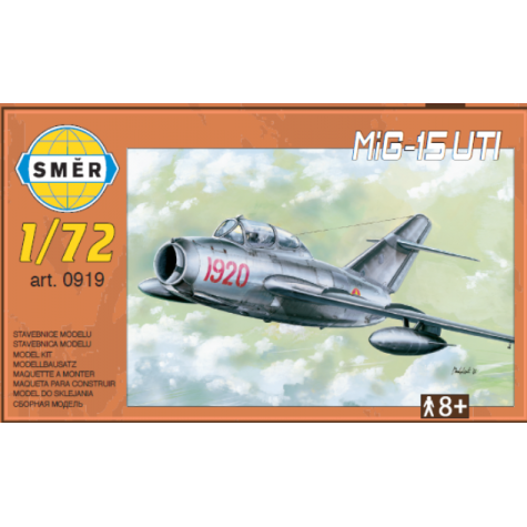 Směr Model letadlo MiG-15 UTI 1:72 15x14cm