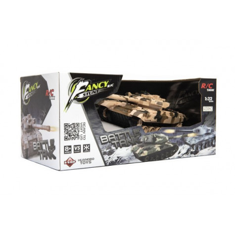 Tank RC plast 27cm 40MHz na baterie+dobíjecí pack se zvukem