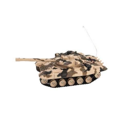 Tank RC plast 27cm 40MHz na baterie+dobíjecí pack se zvukem