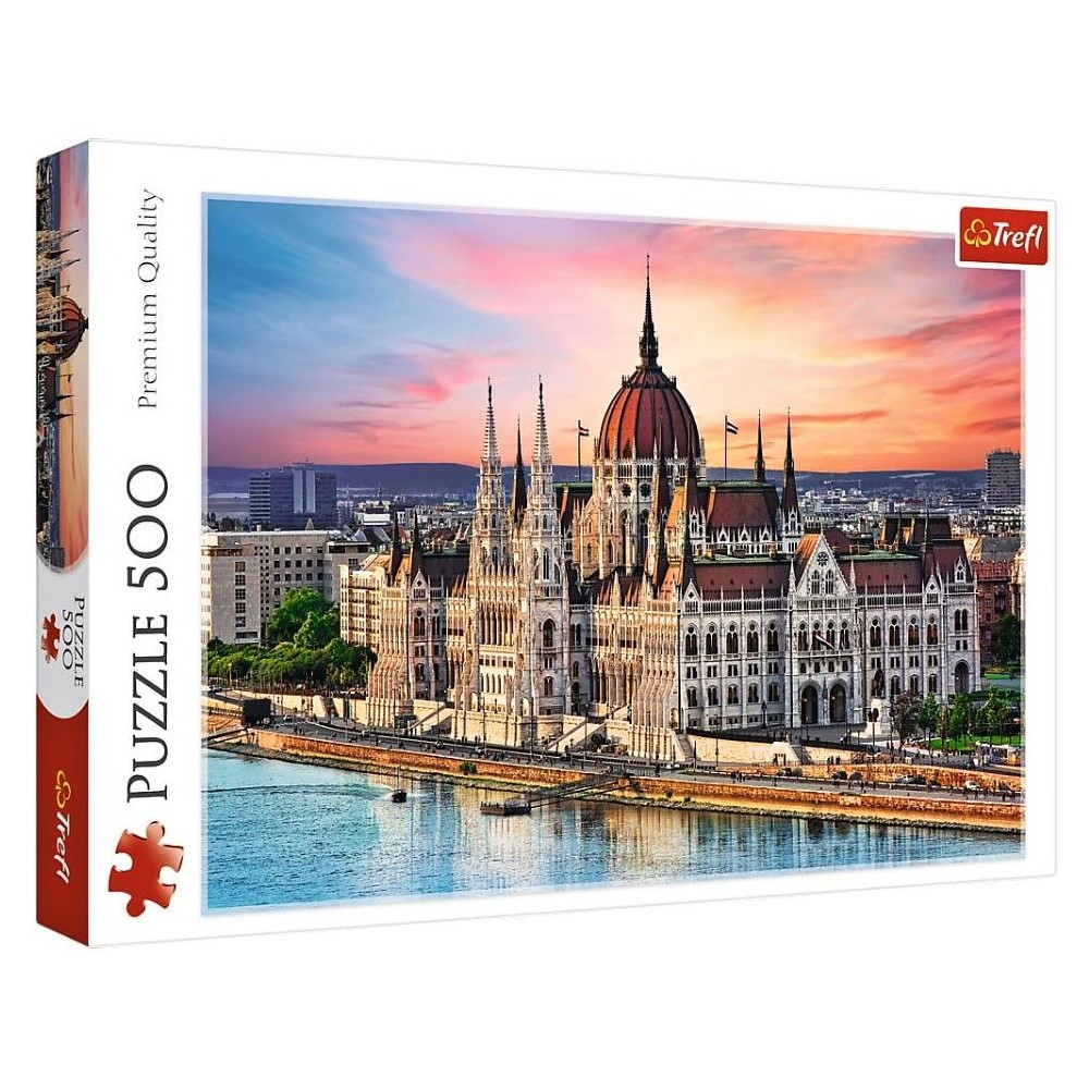 TREFL Puzzle Budova parlamentu, Budapešť 500 dílků