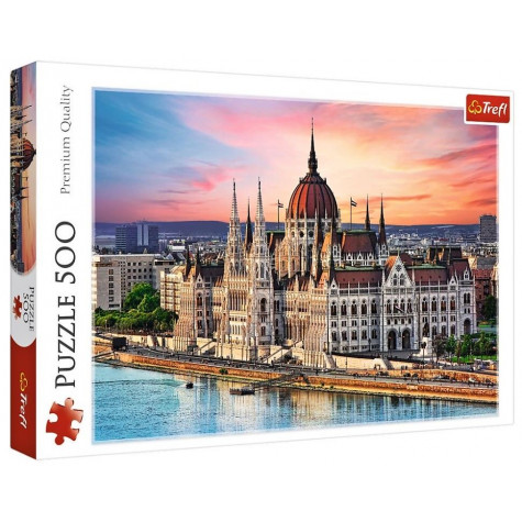 TREFL Puzzle Budova parlamentu, Budapešť 500 dílků