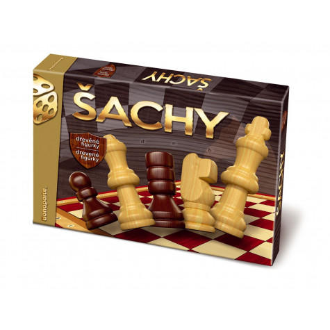Bonaparte Šachy dřevěné společenská hra ~ 2