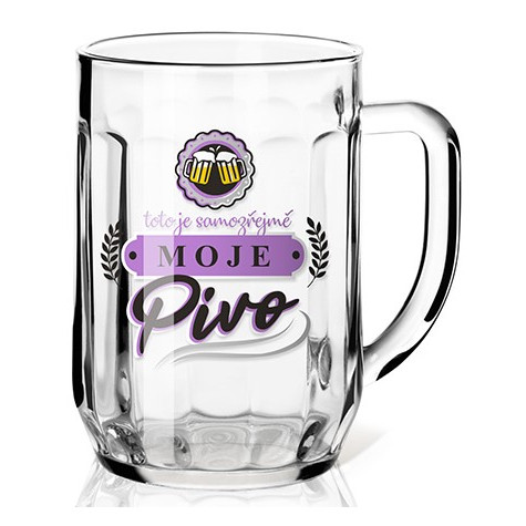 Nekupto Dárková sklenice na pivo 0,3l - Moje pivo ~ 1