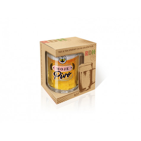Nekupto Dárková sklenice na pivo 0,3l - Moje pivo ~ 2