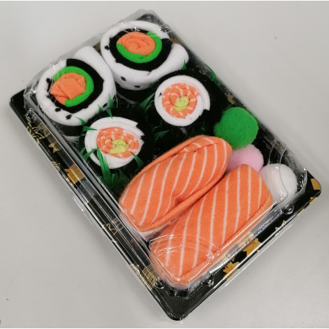 Veselé ponožky 3 ks - Set sushi - vel. uni