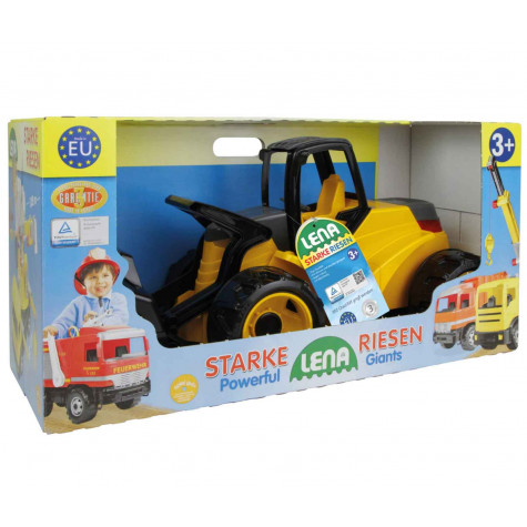 Lena Nakladač žlutočerný Giga Trucks plast 75cm v krabici 70x35x29cm ~ 2