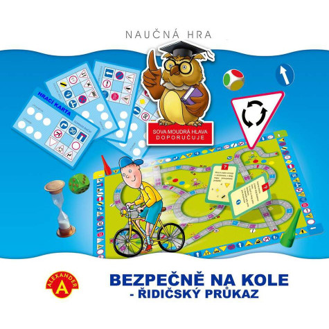 Pexi Bezpečně na kole - řidičský průkaz společenská naučná hra ~ 3