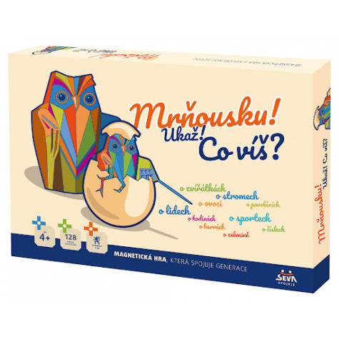Seva Mrňousku! Ukaž! Co víš? společenská magnetická hra ~ 1