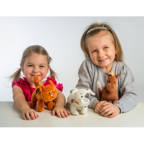 Teddies Moje první zvířátka plyš se zvukem - kočička ~ 3