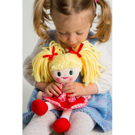 Teddies Panenka Lucinka hadrová plyš 30cm česky zpívající ~ 5