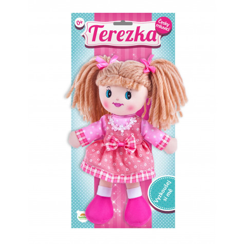 Teddies Panenka Terezka hadrová plyš 30cm česky mluvící