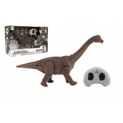 Dinosaurus na ovládání plast 27cm na baterie se světlem se zvukem