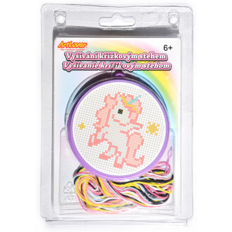 ArtLover Vyšívání křížkovým stehem jednorožec mix ~ 2