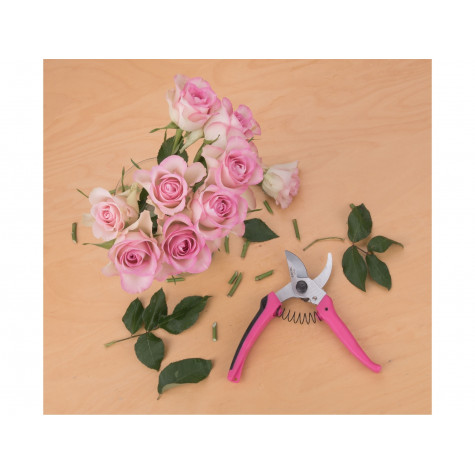 Extol Lady Růžové zahradnické nůžky na květiny, 180 mm