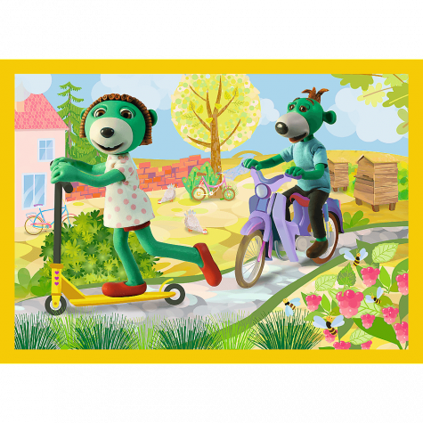 Trefl Puzzle 4v1 Rodina Treflíků 35, 48, 54, 70 dílků ~ 2