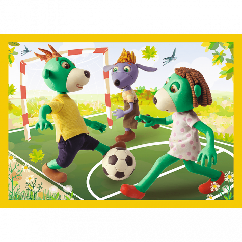 Trefl Puzzle 4v1 Rodina Treflíků 35, 48, 54, 70 dílků ~ 5