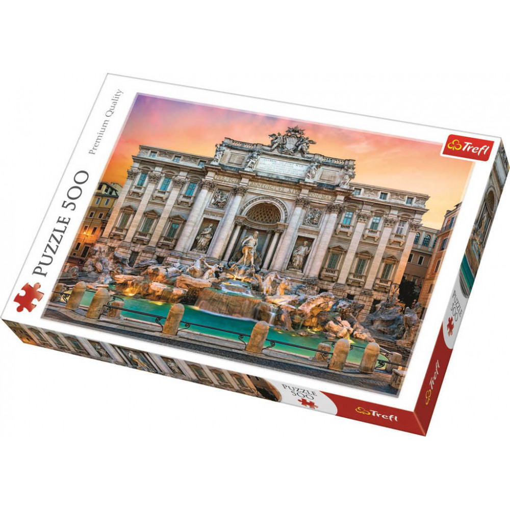 Trefl Puzzle Fontanna di Trevi, Řím 500 dílků